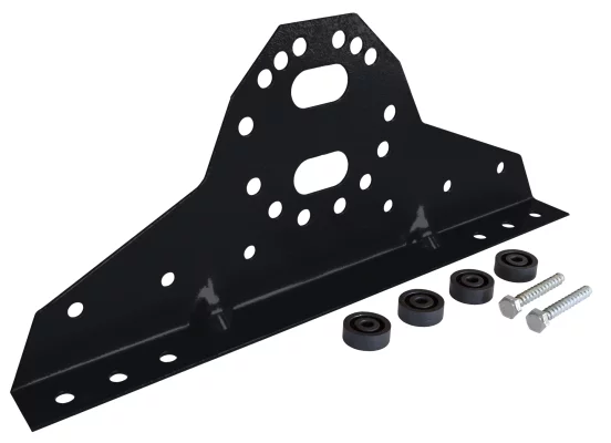 Комплект кронштейнов нижних универсальных для СЗТ и ПМ Ral 9005 Черный 2шт Комплект кронштейнов нижних универсальных для СЗТ и ПМ Ral 9005 Черный 2шт