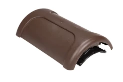 Коньковый вентиль VILPE Pelti KTV/harja для металлической кровли RAL8017 Коричневый шоколад
