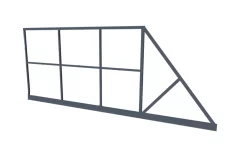 Створка откатных ворот 4,2х1,8 м под заполнение профлистом/штакетником