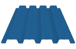 Профилированный лист Н-60x845-A (ПЭ-01-5015-0,7) Голубой