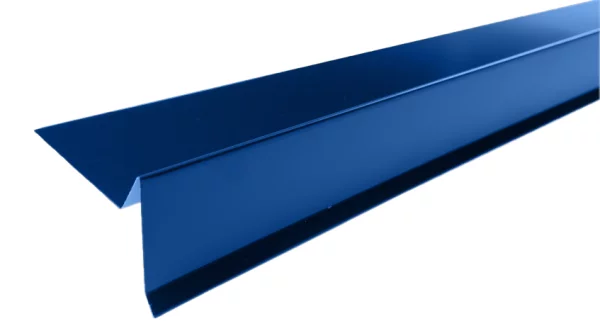 Планка торцевая RAL 5005 синяя SHINGLAS Планка торцевая RAL 5005 синяя SHINGLAS