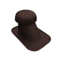 Выход универсальный для фальцевой и готовой мягкой кровли 110/200 Ral 8017 Коричневый шоколад