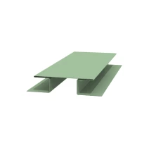 Планка стыковочная сложная 75х3000 (ПЭ-01-6019-0.45) Бело-зеленый