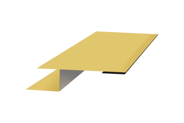 Планка стыковочная универсальная 50х18х3000 Полиэстр 0.45 мм RAL 1014 Слоновая кость