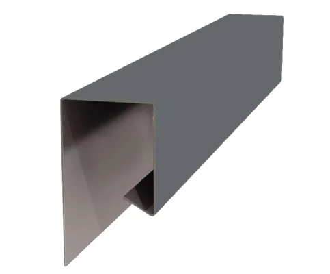 Планка завершающая сложная 30х25х3000 Полиэстр 0.45 мм RAL 9006 Белый алюминий Планка завершающая сложная 30х25х3000 Полиэстр 0.45 мм RAL 9006 Белый алюминий