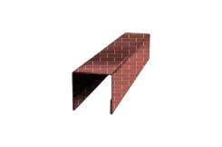 Планка П-образная Кирпич ECOSTEEL 0.5 мм 13х27х2000