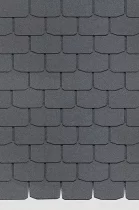 Гибкая черепица Дёке Стандарт Крона Серый