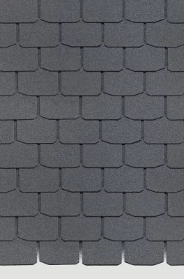 Гибкая черепица Дёке Стандарт Крона Серый Гибкая черепица Дёке Стандарт Крона Серый