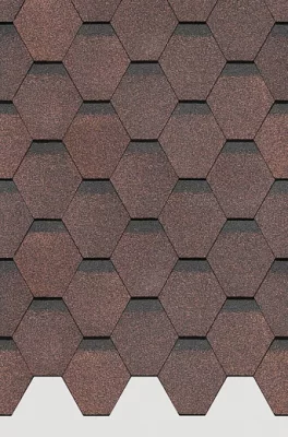 Гибкая черепица Docke Standard Сота Коричневый Гибкая черепица Docke Standard Сота Коричневый