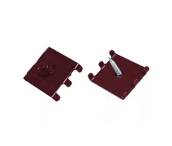 3д забор комплект крепления №5 RAL3005 Красное вино