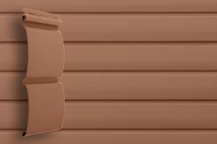 Сайдинг Блок хаус Стандарт Темно-Бежевый Grand Line