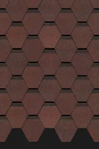 Гибкая черепица Дёке Premium Шеффилд Зрелый каштан