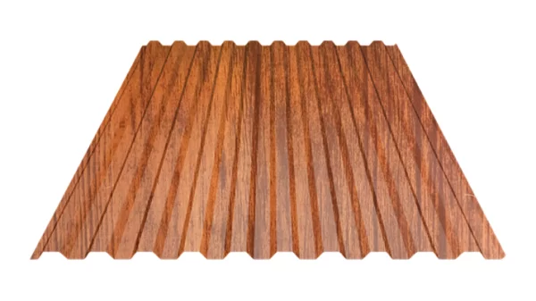 Профнастил C21 Экостил текстурированный двухсторонний Мореный дуб 0,5 мм-1 Профнастил C21 Экостил текстурированный двухсторонний Мореный дуб 0,5 мм-1