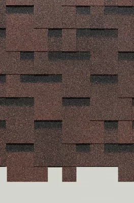 Гибкая черепица Docke Europa Matrix Коричневый Гибкая черепица Docke Europa Matrix Коричневый