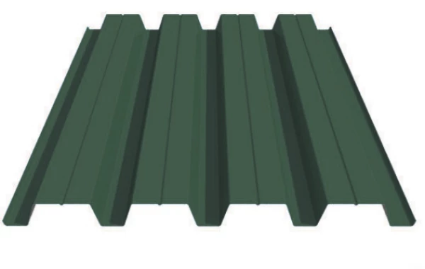 Профнастил Н60 Полиэстр 0,7 мм RAL 6002 Зеленый лист-1