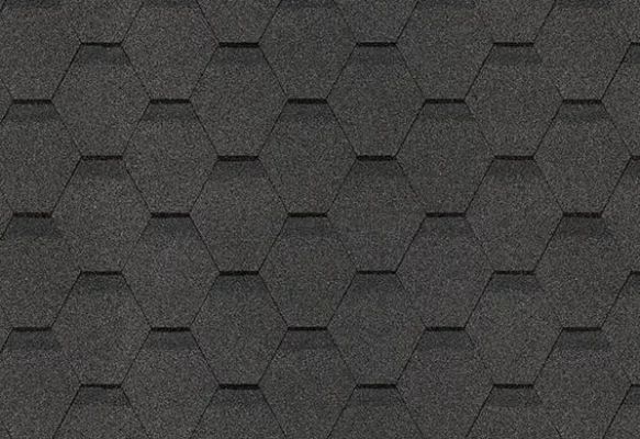 Гибкая черепица Docke Eurasia Шестигранник Серая Гибкая черепица Docke Eurasia Шестигранник Серая