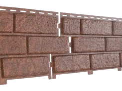 Фасадные панели Стоун Хаус Кирпич Красный U-plast