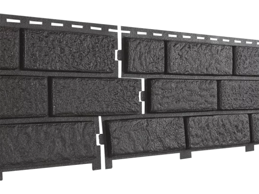 Фасадные панели Стоун Хаус Кирпич Коричневый U-plast Фасадные панели Стоун Хаус Кирпич Коричневый U-plast