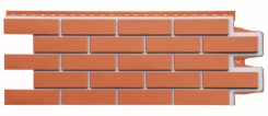 Фасадные панели Премиум Клинкерный кирпич Коралловый GrandLine