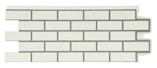 Фасадные панели Премиум Состаренный кирпич Пломбирный GrandLine Фасадные панели Премиум Состаренный кирпич Пломбирный GrandLine