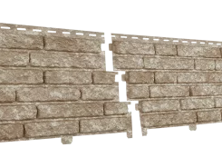 Фасадные панели Стоун-хаус Кварцит Светло-бежевый U-plast