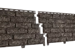 Фасадные панели Стоун-хаус Кварцит Коричневый U-plast