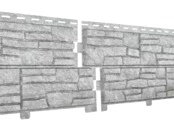 Фасадные панели Стоун-хаус Сланец Светло-серый U-plast