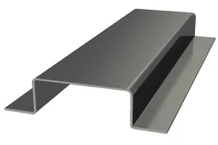 Лага для забора оцинкованная (крепежный профиль шляпный 50х20х3000 (ОЦ-01-БЦ-1.2)