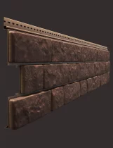 Сайдинг Docke BERGART LUX Кедровый орех