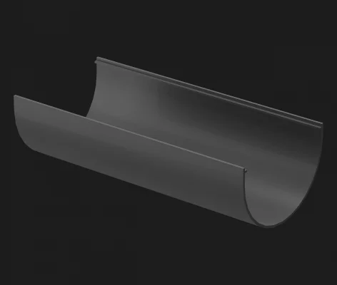 Желоб водосточный Docke Premium D120 h76 3 м графит