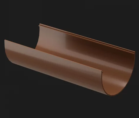 Желоб водосточный Docke Premium D120 h76 3 м каштан Желоб водосточный Docke Premium D120 h76 3 м каштан