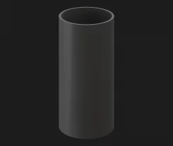 Труба водосточная Docke Premium D85 1 м графит