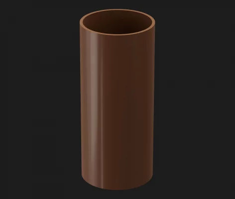 Труба водосточная Docke Premium D85 3 м каштан Труба водосточная Docke Premium D85 3 м каштан