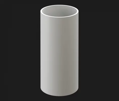 Труба водосточная Docke Premium D85 3 м пломбир Труба водосточная Docke Premium D85 3 м пломбир