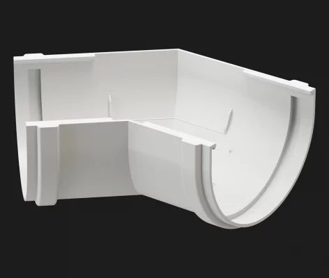 Угловой элемент Docke Premium 135 пломбир Угловой элемент Docke Premium 135 пломбир