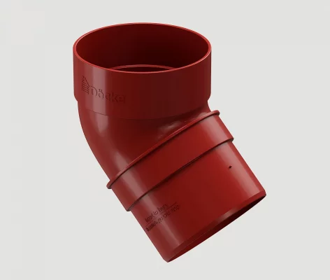 Колено Docke Standard 45 красный Колено Docke Standard 45 красный