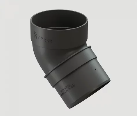 Колено Docke Standard 45 серый Колено Docke Standard 45 серый