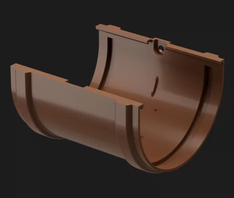 Соединитель желобов Docke Premium каштан Соединитель желобов Docke Premium каштан