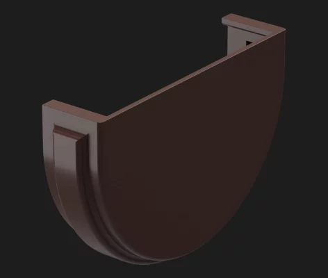 Заглушка желоба Docke Premium шоколад Заглушка желоба Docke Premium шоколад