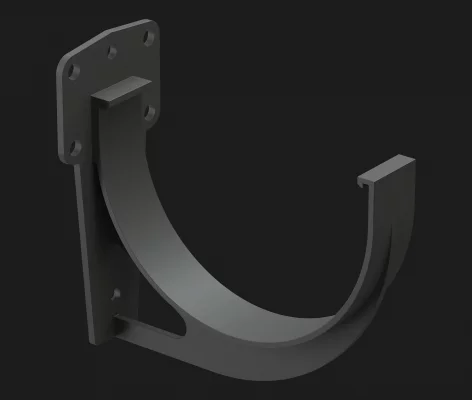 Кронштейн желоба карнизный Docke Premium графит Кронштейн желоба карнизный Docke Premium графит