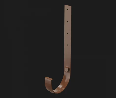 Кронштейн желоба металлический Docke Premium 300 мм каштан Кронштейн желоба металлический Docke Premium 300 мм каштан