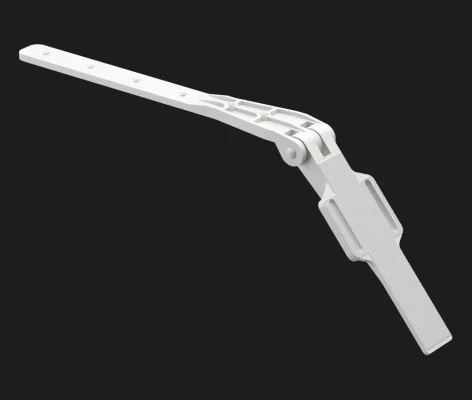 Крепление регулируемое для кронштейна желоба Docke Premium пломбир Крепление регулируемое для кронштейна желоба Docke Premium пломбир