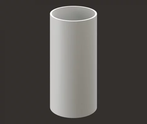 Труба водосточная Docke LUX D100 мм 1 м пломбир Труба водосточная Docke LUX D100 мм 1 м пломбир