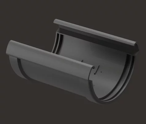 Соединитель желобов Docke LUX графит Соединитель желобов Docke LUX графит