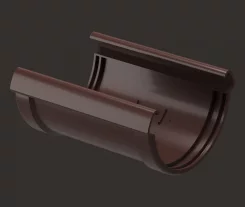 Соединитель желобов Docke LUX шоколад