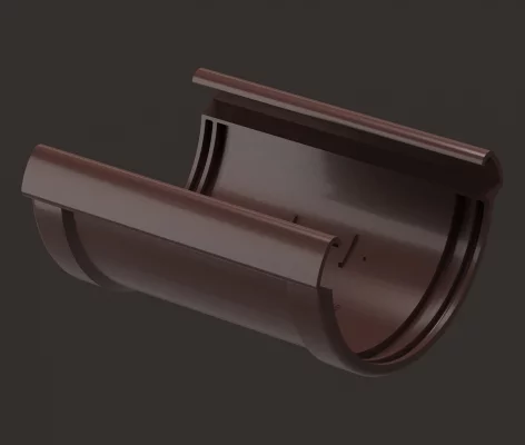 Соединитель желобов Docke LUX шоколад Соединитель желобов Docke LUX шоколад