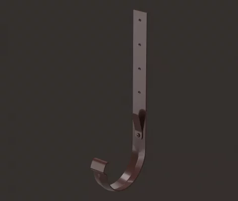 Кронштейн желоба металлический Docke LUX шоколад Кронштейн желоба металлический Docke LUX шоколад