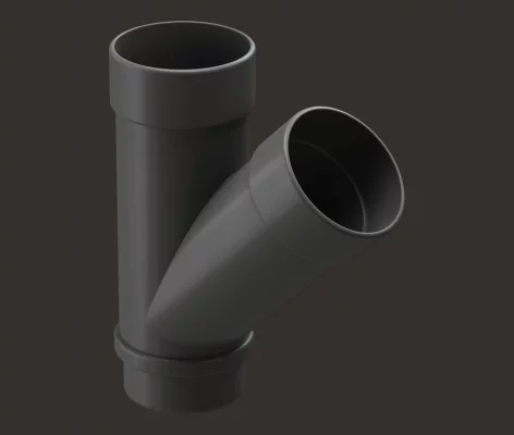 Тройник Docke LUX 45 графит Тройник Docke LUX 45 графит