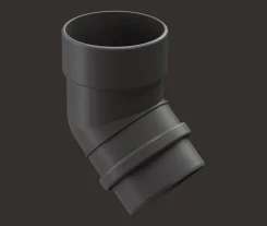 Колено Docke LUX 45 графит