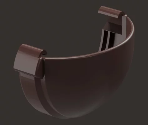 Заглушка желоба Docke LUX шоколад Заглушка желоба Docke LUX шоколад